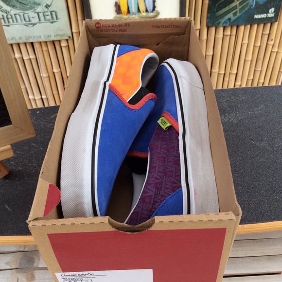 Vans Classic Slip On Mix & Match Suede Sneakers 8 50% Off - Picture 8 of 9